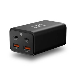 Ładowarka sieciowa 2xUSB LTC 80W Czarna LXQC21, 80W/40W/20W PD+QC 3.0