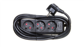 Listwa Zasilajaca Eco-Line 3M 3X230v Czarna H05vv-F 3G1,5 1157504130