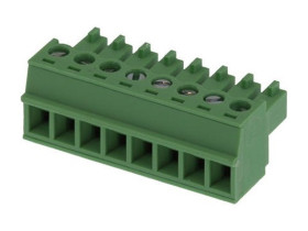 3.81MM EURO PLUG RA GRN 8CKT