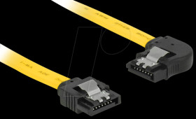 82824 Cable SATA 6 GB/s GE/li 30 cm yellow metal