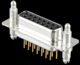 16-002153 D-Sub 15-pin socket, SnapLock