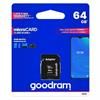 Karta pamięci micro SDHC10- 64GB 100MB/s + adaptor C10 GOODRAM