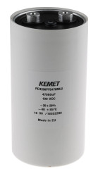 Kondensator 47000μF 100V dcmontażśrubowy KEMET 76.6 x 149.2mm