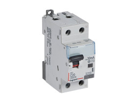 Wyłącznik różnicowoprądowy z członem nadprądowym C 20A 1P+N 30mA typ AC P312 DX3 411014 LEGRAND
