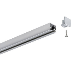 Paulmann 95496 URail End Caps 2-Piece Set Chrome Matt