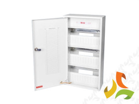 Rozdzielnica natynkowa 36 modułowa 3x12M drzwi metal zamek IP30 RN-36Z KARWASZ