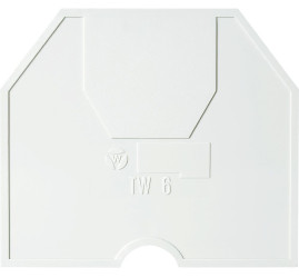 Płytka rozdzielająca Przegroda rozdzielająca sekcje Wieland Bloki zaciskowe do montażu na szynie DIN