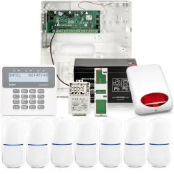Zestaw alarmowy Satel Perfecta 16 SET-A, 7x czujka,PRF-LCD, aplikacja