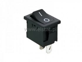 Przeł. kołys. 3A/ 250V ON-OFF czarny 2p