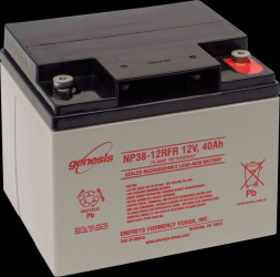 NP38-12RFR Rechargeable lead-fleece battery, 12 V, 38 Ah, standby UPS