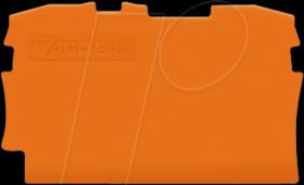 2000-1292 End plate for 2000 series, orange