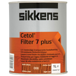 Sikkens 5085900 Cetol Filter 7 Plus Translucent Woodstain Light Oak 1 litre