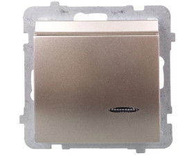 AS Łącznik hotelowy z podświetleniem satyna light ŁP-15GS/m/45