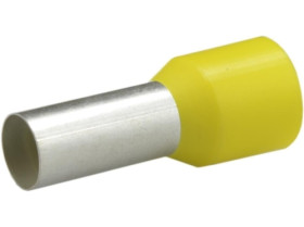 Tulejka kablowa izolowana 16x12 - ŻÓŁTA (100szt)
