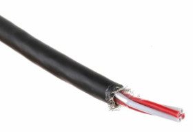 Przewód termoparowy Ekranowany, -10 → +105 C., dł. 50m, izolacja: PVC, 7-żyłowy, RS PRO