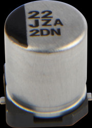 EEHZA1J220XP Polymer hybrid SMD electrolytic capacitor, 22 µF, 63 V, 6.3x7.7