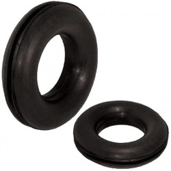 Przelotka Gumowa Przepust Kablowy Okrągły Gumowy GH21 24 mm 1 szt. Czarna