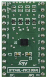 Zestaw rozwojowy czujników, LSM6DSM, do uzytku z: STEVAL-MKI109V3 Płyta główna, standardowe gniazdo DIL24, Płyta