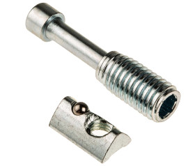 Część łącząca Złącze T-Matic Rozmiar rowka 6mm RS PRO Element mocowania i łączenia