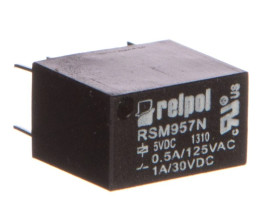Przekaźnik subminiaturowy-sygnałowy 1P 0,5A 5V DC PCB RSM957N-0111-85-S005 2614631