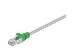 Kabel Patchcord skrosowany Cat 5e F/UTP RJ45/RJ45 1m szary
