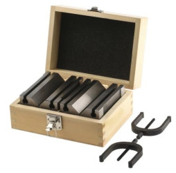 Chrome steel V block i clamp,2 1/8in