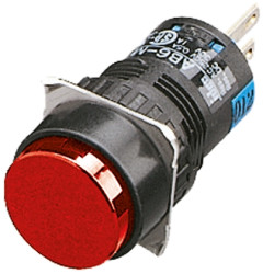 Nasadka przełącznika Chwilowy SPDT średnica wycięcia 16.2mm, montaż panelowy Idec