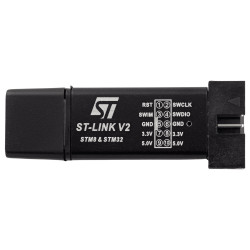 Programator ST-Link V2 do STM32 i STM8 czarny