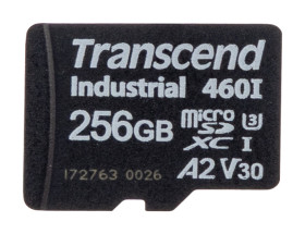 Karta Micro SD MicroSDXC, 256 GB Tak 3D, Transcend USD460I -25 → +85 °C, -40 → +85 °C