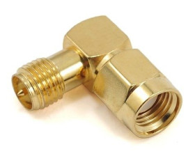 RP-SMA Jack to RP-SMA Plug Angled Adapter