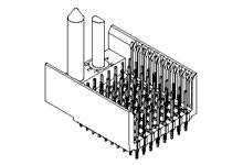 Molex Listwa kołkowa, męska, do wbudowania, standardowa 751982501 1 szt. tuba
