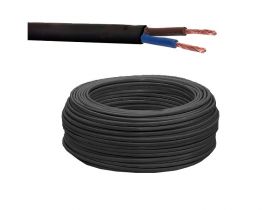 Przewód OMYp 2x0,5mm czarny
