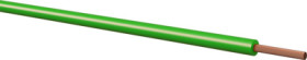 PVC-switching strand, extremely flexible, LifY, 1.0 mm², 512 x 0.05 mm, green, outer Ø 2.6 mm, 160110003