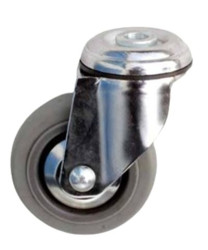 Koło samonastawne średnica kabla 80mm Otwór na śrubę Guitel Hervieu 70kg wysokość całkowita 110mm