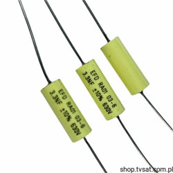 3.3NF-630V Model RA01 MPF Cap. 3.3nF 630V 10% AXIAL EXXELIA