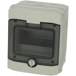 Fibox 7350001 MCE65 6M 165x120x201mm IP65 DIN Rail Polycarbonate Enclosure