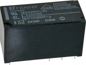 Relay, 2 Form C (NO/NC), 24 V (DC), 1.1 kΩ, 5 A, 300 V (DC), 400 V (AC), monostable, FTR-F1CA024V