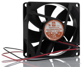 Wentylator osiowy 48 V DC DC 80 x 80 x 25mm 3.8W 40cfm 33dB IP68 0.08A