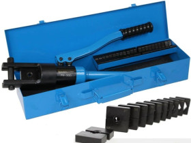 Praska hydrauliczna do kabli PH-300 / z zestawem matryc 10, 16, 25, 35, 50, 70, 95, 120, 150, 185, 240, 300 mm2