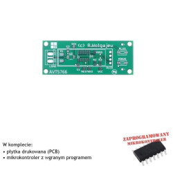 Ampera - miniaturowy miernik prądu stałego - PCB i mikroprocesor do projektu AVT 5766