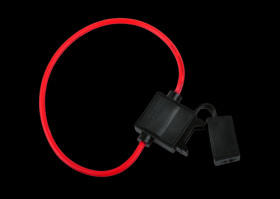 Gniazdo bezpiecznika samochodowego z przewodem 5mm