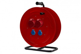 Rozgałęźnik na bębnie metalowym MAKARA-460 2x32A 5p, 2x230V IP44