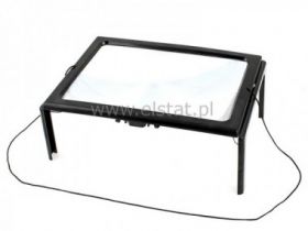 Lupa stołowa x3 z podświetleniem 23x16cm