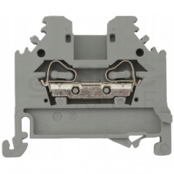 WAGO 280-101 Złączka szynowa 2,5mm2 szara boczny opis