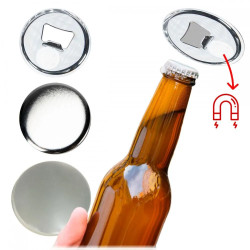 Przypinka magnetyczna z otwieraczem do butelek zestaw 100 szt.