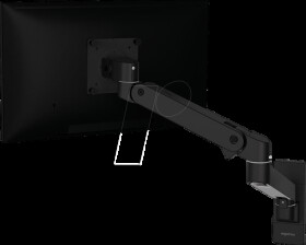 45-683-292 Ergotron LX Pro monitor arm, wall mount, black
