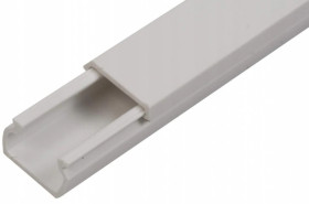 Listwa elektroinstalacyjna kanał kablowy LST 40x25mm korytko z pokrywą i taśmą montażową 2-stronną / 2 m /