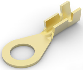 Uninsulated ring cable lug, 0.5-1.5 mm², AWG 20 to 15, 5.3 mm, metal, 160102-1