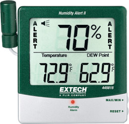 Extech moisture and temperature meter, 445815-NIST