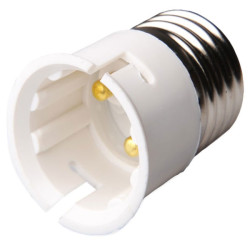 Dencon 1944NB E27 to B22 Adaptor White